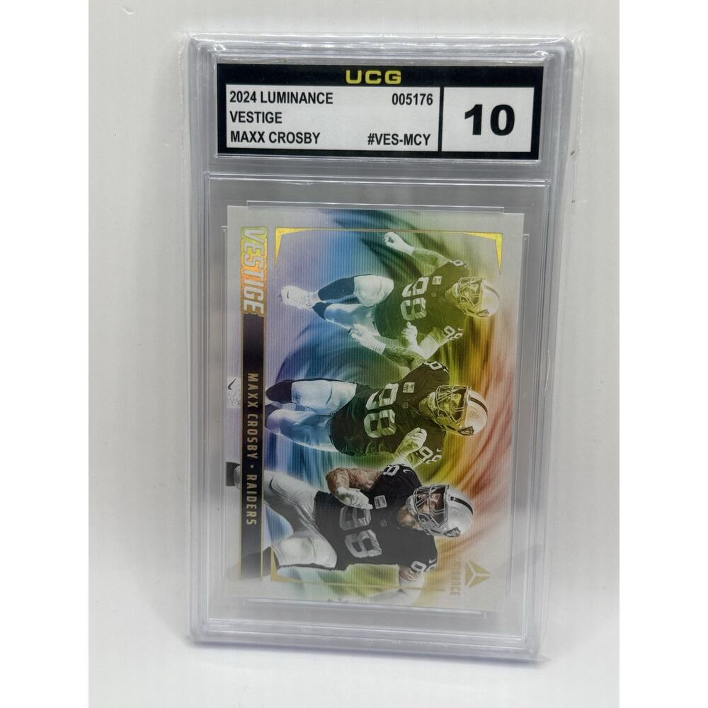 INSERT - Maxx Crosby - 2024 Panini Luminance Vestige #VES-MCY
